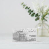 Trucker Trucking Business Card 名刺 (スタンド正面)