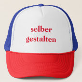 Truckerkappe selber gestalten  キャップ (正面)