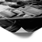 Trucker's Cafe, 1940. Vintage Photo ポスター (角)