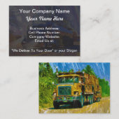 Truckers Freight Companyの重い輸送の名刺 名刺 (正面/裏面)