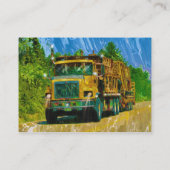 Truckers Freight Companyの重い輸送の名刺 名刺 (裏面)