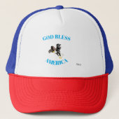 Trucker's Hat : God Bless America キャップ (正面)