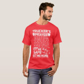 Truckers Prayer Keep Me Safe Get Me Homerucker Sma Tシャツ (正面フル)