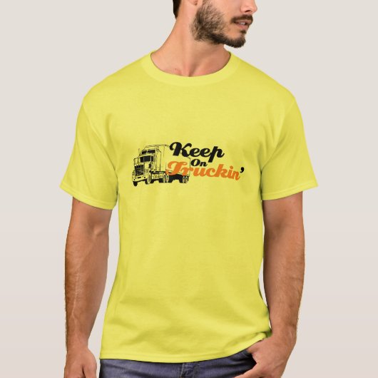 TruckinのTシャツで保って下さい Tシャツ (正面)
