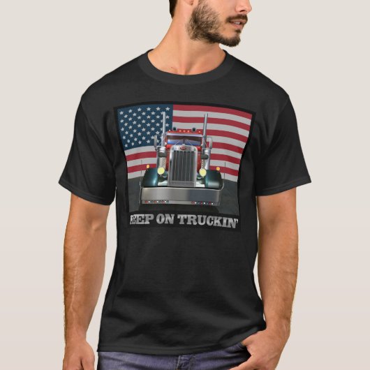 TruckinのTシャツで保って下さい Tシャツ (正面)
