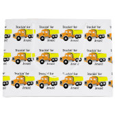 Truckin' for Jesus Children's Large抱き枕 ラージペーパーバッグ (正面)