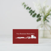 Trucking And Freight Courier Business Cards 名刺 (スタンド正面)