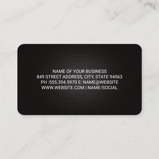 Trucking Shipping Corporate Global Logo 名刺 (裏面)