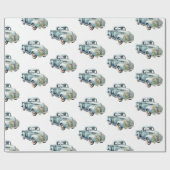 Trucks Dad Birthday ラッピングペーパー (フラット)