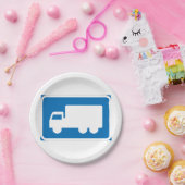 Trucks Road Sign Paper Plates ペーパープレート (パーティー)