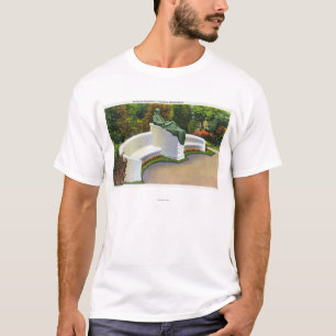 Trudeauの記念物、Trudeauのサナトリウム場面 Tシャツ