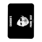Trudeau – カナダのプライムビーフ – .png マグネット (縦)