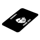 Trudeau – カナダのプライムビーフ – .png マグネット (左側)