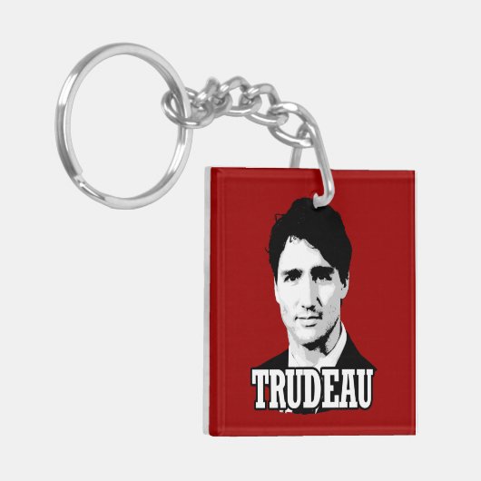 Trudeau キーホルダー (正面左)