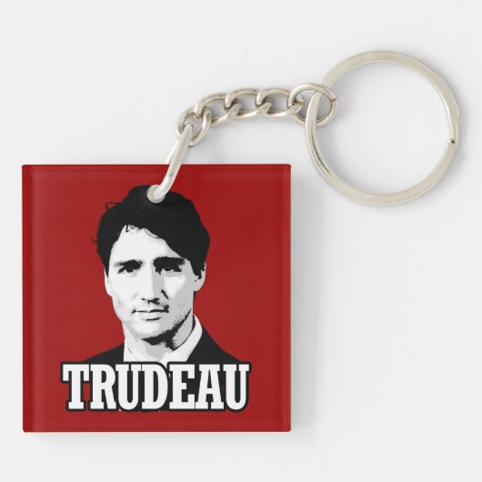 Trudeau キーホルダー (裏面)
