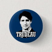 Trudeau 缶バッジ (正面)