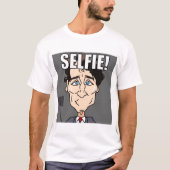 Trudeau Selfie Tシャツ (正面)