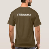 #TrudeauMustGo （トルドーが行かねばならない） Tシャツ (裏面)