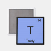 Trudy Name化学元素周期表 マグネット (正面/裏面)