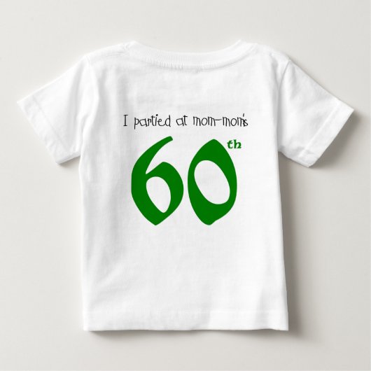 Trudys McCuties ベビーTシャツ (裏面)