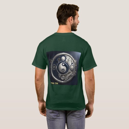 TrueとFalseのグラフィックティー Tシャツ (裏面フル)