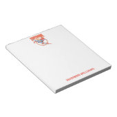 Trueヴィンテージスーパーガール飛んでいるグラフィック ノートパッド (アングル)