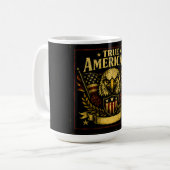 True American – Proud Patriot Pride Bold コーヒーマグカップ (正面左)