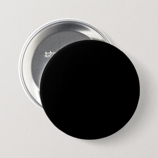 True Black 000000色 – 名前オプションの追加 缶バッジ (正面&裏面)