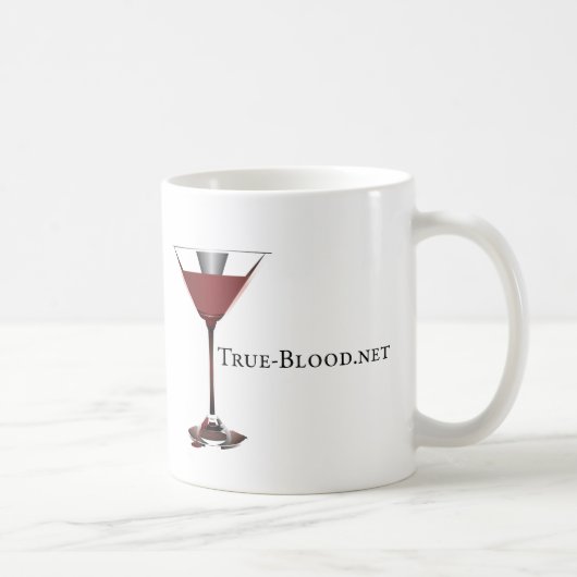 True-Blood.netマルティーニのガラス大きいマグ コーヒーマグカップ (右)