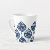 True Blue図形葉 カフェラテマグ (左アングル)