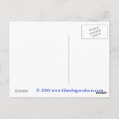 True Blue Dog Democratはがき ポストカード (裏面)