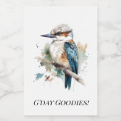 True Blue Kookaburra, custom フードラベル (シングルラベル)