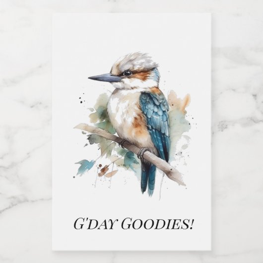 True Blue Kookaburra, custom フードラベル (シングルラベル)