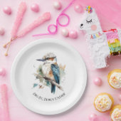 True Blue Kookaburra, custom ペーパープレート (パーティー)