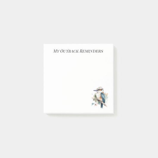 True Blue Kookaburra, custom ポストイット (正面)