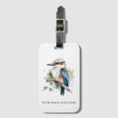 True Blue Kookaburra, custom ラゲッジタグ (正面縦)