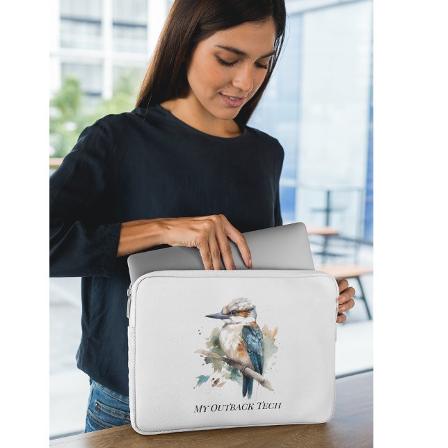 True Blue Kookaburra, custom ラップトップスリーブ (クリエイターアップロード済み)
