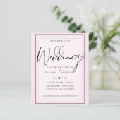 True Colorスクリプトタイポグラフィ結婚予算 (スタンド正面)