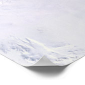 True Color Satelliteワールドマップ ポスター (角)