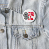 True CrimeとChill netflixピンおもしろいバッジ 缶バッジ (インサイチュ)
