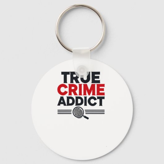 True Crime Addictステッカー キーホルダー (正面)