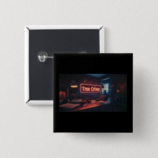 True Crime Button 缶バッジ (正面&裏面)