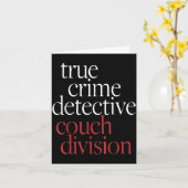 True Crime Detective Couch Di  カード (黄色い花)