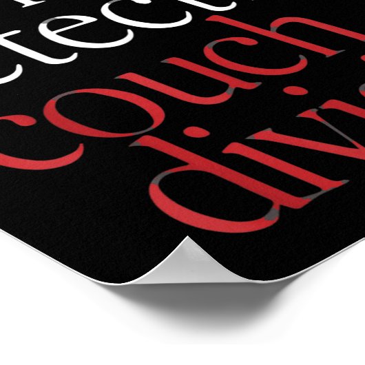 True Crime Detective Couch Di ポスター (角)