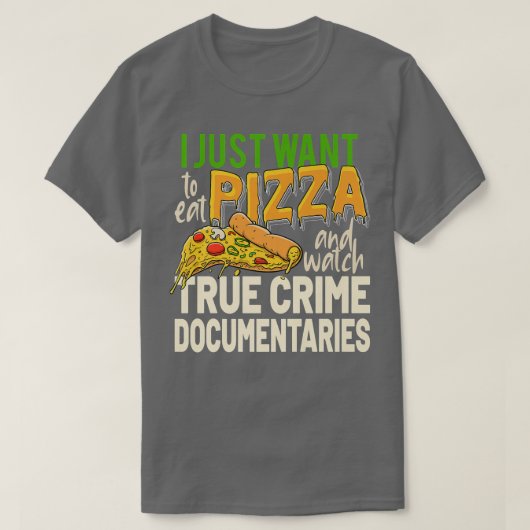 True Crime Documentaries Serial Killer Holler Movi Tシャツ (デザイン正面)