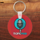 True Crime Fan Clubロゴキーチェーン キーホルダー (正面)