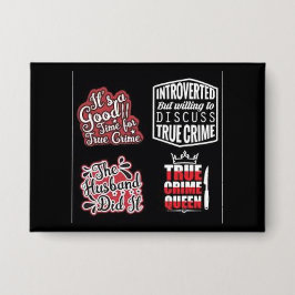 True Crime Fanatic Button 缶バッジ