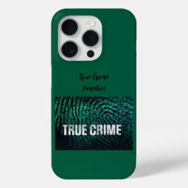 True Crime Fanatic iPhoneケース iPhone 15 Proケース