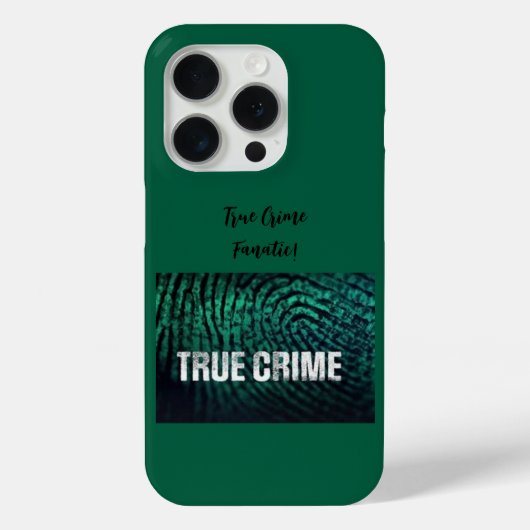 True Crime Fanatic iPhoneケース Case-Mate iPhoneケース (裏面)