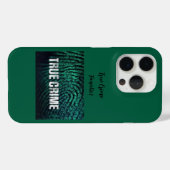 True Crime Fanatic iPhoneケース Case-Mate iPhoneケース (裏面 (横))